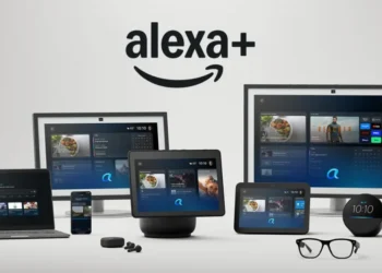 صورة توضيحية لمساعد أمازون الصوتي الجديد Alexa Plus، يعرض ميزاته المتقدمة بالذكاء الاصطناعي والتحكم في الأجهزة الذكية.