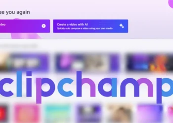 صورة توضح تحديثات Clipchamp 2025