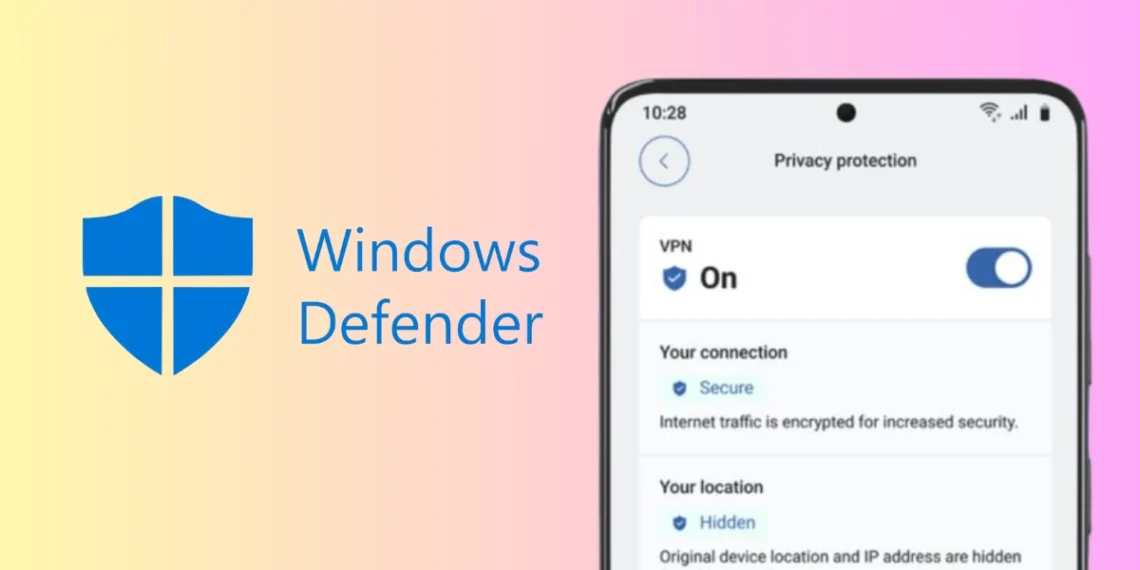 صورة توضح إعلان مايكروسوفت عن إيقاف خدمة VPN في Microsoft Defender