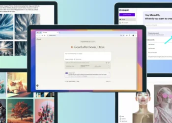 صورة توضح أفضل 10 أدوات ذكاء اصطناعي في 2025