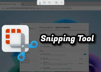 صورة توضح كيفية استخدام أداة القص في ويندوز 11 لاستخراج النصوص باستخدام ميزة OCR الجديدة.