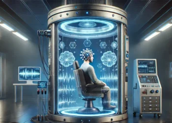 صورة إفتراضية عن تقنية ميتا لفك شيفرة الأفكار