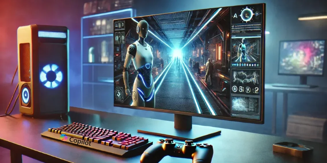 صورة توضح كيف تعمل مايكروسوفت على دمج الذكاء الاصطناعي في الألعاب ثلاثية الأبعاد عبر كوبايلوت