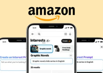 صورة توضح كيفية استخدام الذكاء الاصطناعي في ميزة "الاهتمامات" من أمازون