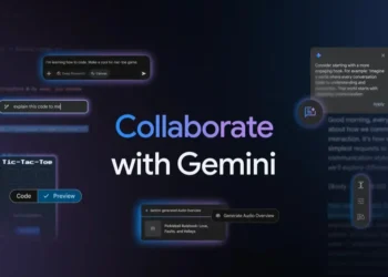 صورة توضح أدوات Gemini الجديدة في جوجل لتحويل المستندات إلى بودكاست وتحسين البرمجة - مصدر الصورة: Google