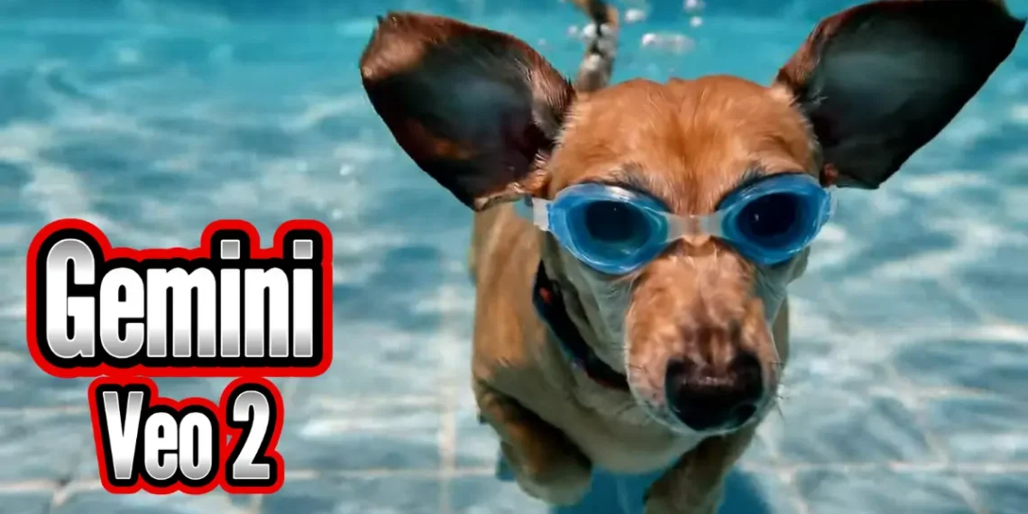 صورة توضح ميزة توليد الفيديو باستخدام Veo 2 في تطبيق Gemini