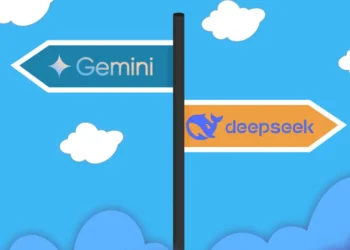 صورة تعبيرية عن تفوق DeepSeek على Gemini