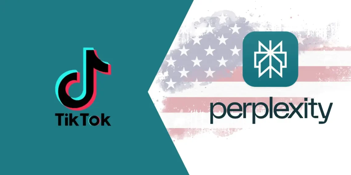 صورة توضح رؤية شركة Perplexity لإعادة تصميم منصة تيك توك باستخدام الذكاء الاصطناعي