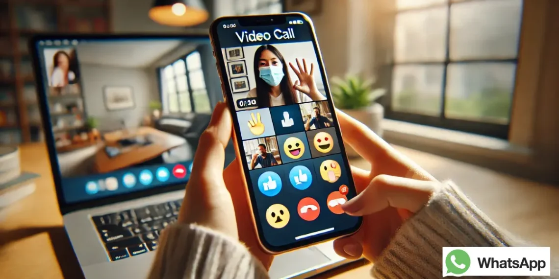 صورة توضح تحديث واتساب لمكالمات الفيديو الجماعية