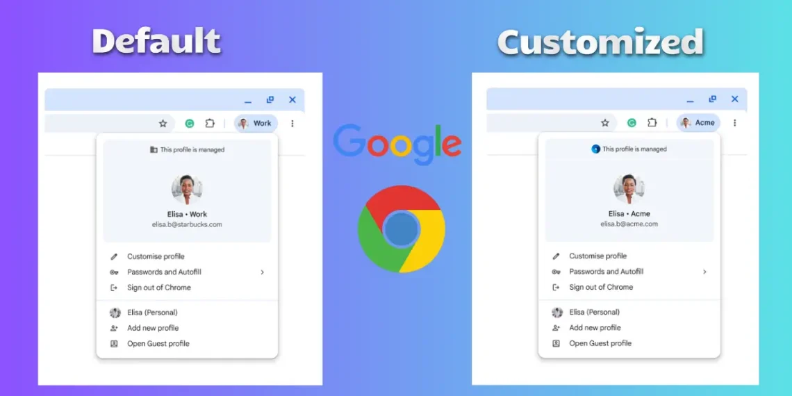 صورة توضح التحديث الجديد لمتصفح كروم