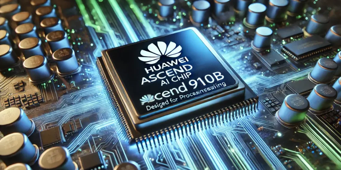 صورة تعبيرية لشريحة هواوي Ascend 910B في سوق شرائح الذكاء الاصطناعي