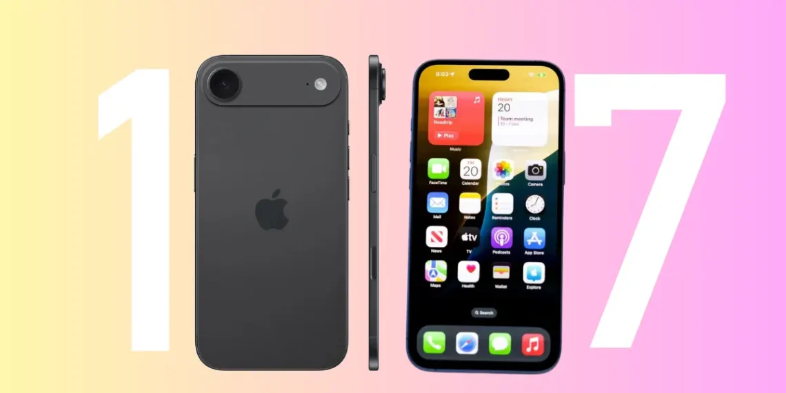 تصميم iPhone 17 Air بدون منافذ للشحن مع الاعتماد الكامل على الشحن اللاسلكي.