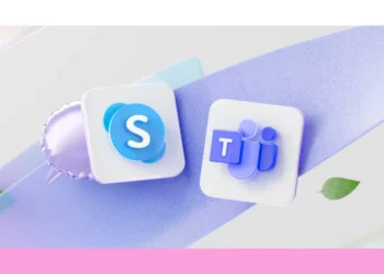 صورة توضح إيقاف سكايب و نقل البيانات إلى Teams