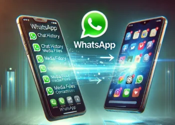 صورة توضيحية لنقل بيانات واتساب بين هاتفين