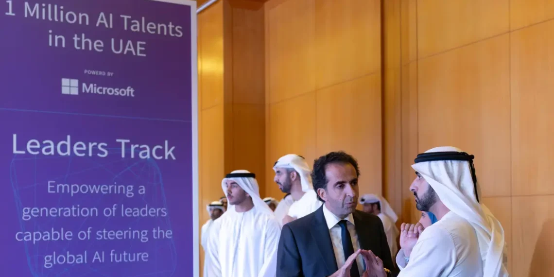 مبادرة مليون موهبة في الذكاء الاصطناعي خلال أسبوع دبي للذكاء الاصطناعي 2025 - مصدر الصورة: منشور على منصة X