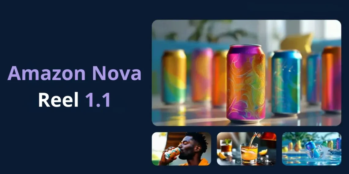 واجهة نموذج Nova Reel 1.1 لتوليد الفيديو من وصف نصي وصور مرجعية