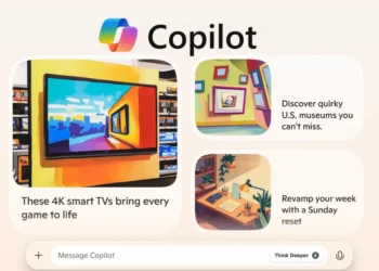 صورة توضح أدوات كوبايلوت مثل البحث العميق والبودكاست التفاعلي