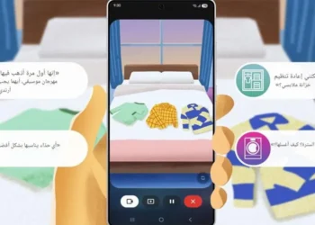 عرض توضيحي لميزة Gemini Live ومشاركة الشاشة من جوجل أثناء استخدام الكاميرا