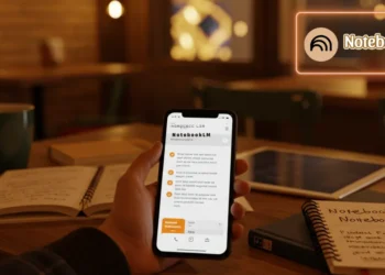 صورة تعبيرية تعرض واجهة تطبيق NotebookLM