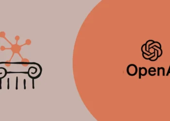 صورة توضح استخدام الذكاء الاصطناعي في التعليم الجامعي، مع التركيز على أدوات OpenAI وAnthropic المخصصة للطلاب.