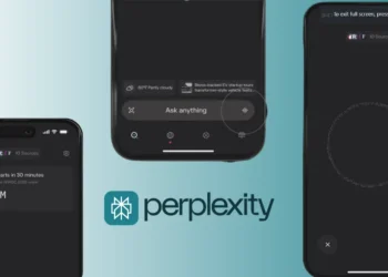 مساعد صوتي على شاشة آيفون ينفذ الأوامر الذكية عبر تطبيق Perplexity