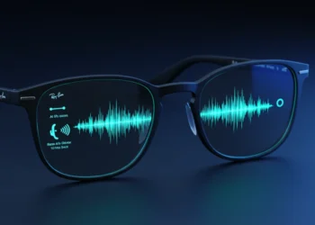 نظارات Ray-Ban Meta الذكية بتصميم أنيق تعرض ميزات الذكاء الاصطناعي وتطبيقات الموسيقى