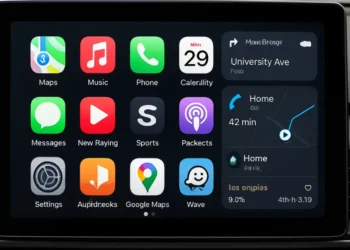 صورة تعبيرية لعرض المميزات الجديدة في CarPlay مع تحديث iOS 18.4 من آبل
