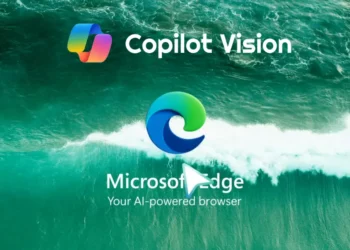 صورة توضح ميزة Copilot Vision في متصفح إيدج (Microsoft Edge)
