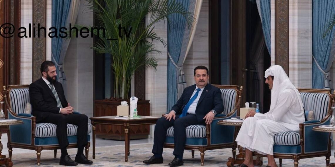 لقاء لافت في الدوحة: السوداني والشرع يضعان حجر الأساس لتحالف عراقي سوري جديد