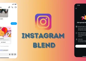 واجهة ميزة Blend الجديدة في تطبيق إنستجرام