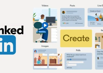 واجهة مركز Create on LinkedIn تعرض أدوات لتحسين استراتيجية المحتوى وتحليل الأداء وإنشاء منشورات نصية وفيديو ونشرات فعالة