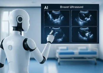 صورة تعبيرية عن فحص سرطان الثدي باستخدام الذكاء الاصطناعي