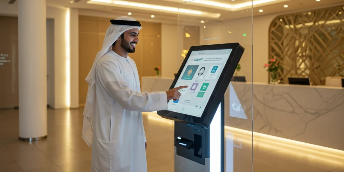 صورة توضح إدماج ChatGPT Plus في الخدمات الحكومية بالإمارات ضمن مشروع ستارجيت