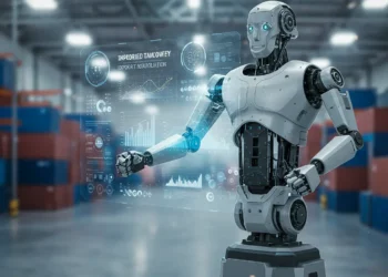 صورة توضح استخدام الشركات للذكاء الاصطناعي لمواجهة رسوم ترامب الجمركية