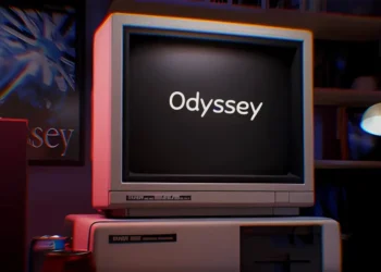 عرض ثلاثي الأبعاد من داخل مشهد تفاعلي باستخدام نموذج ذكاء اصطناعي تفاعلي من Odyssey