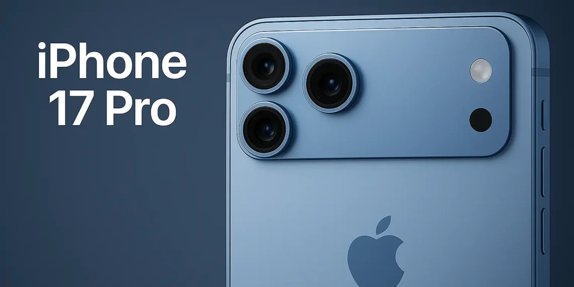 صورة توضح التصميم الجديد لهاتف iPhone 17 Pro