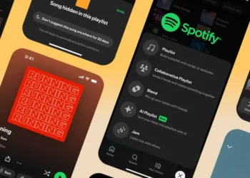 واجهة تطبيق سبوتيفاي الجديدة تعرض أدوات إدارة قوائم التشغيل والميزات الجديدة