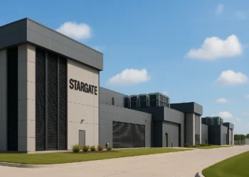 صورة تعبيريه من واقع الخيال توضح مشروع Stargate والتحديات بسبب التعريفات الجمركية