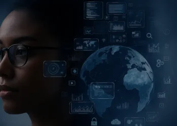 صورة توضح تأثير الذكاء الاصطناعي على مستقبل وظائف النساء