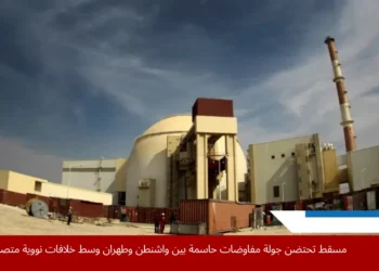 منشأة بوشهر النووية الإيرانية كما تبدو في لقطة جوية عامة (رويترز)