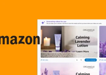 صورة توضح أداة أمازون لإنشاء إعلان فيديو واقعي