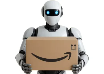 صورة توضح روبوتات بشرية من أمازون