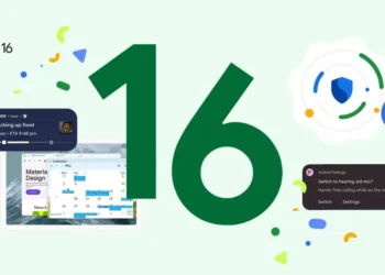 صورة انظام أندرويد 16 تعرض إشعارات فورية وتصميم واجهة Material 3 الجديد