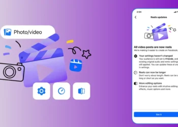 واجهة فيسبوك الجديدة تعرض تحويل الفيديوهات إلى Reels مع أدوات نشر موحدة وخيارات خصوصية ضمن تحديث فيسبوك Reels