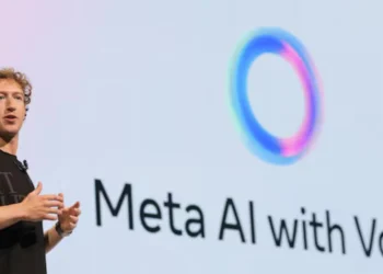 صورة لمارك زوكربيرغ رئيس ميتا يتحدث عن مشاريع الذكاء الاصطناعي وتطوير التكنولوجيا المستقبلية