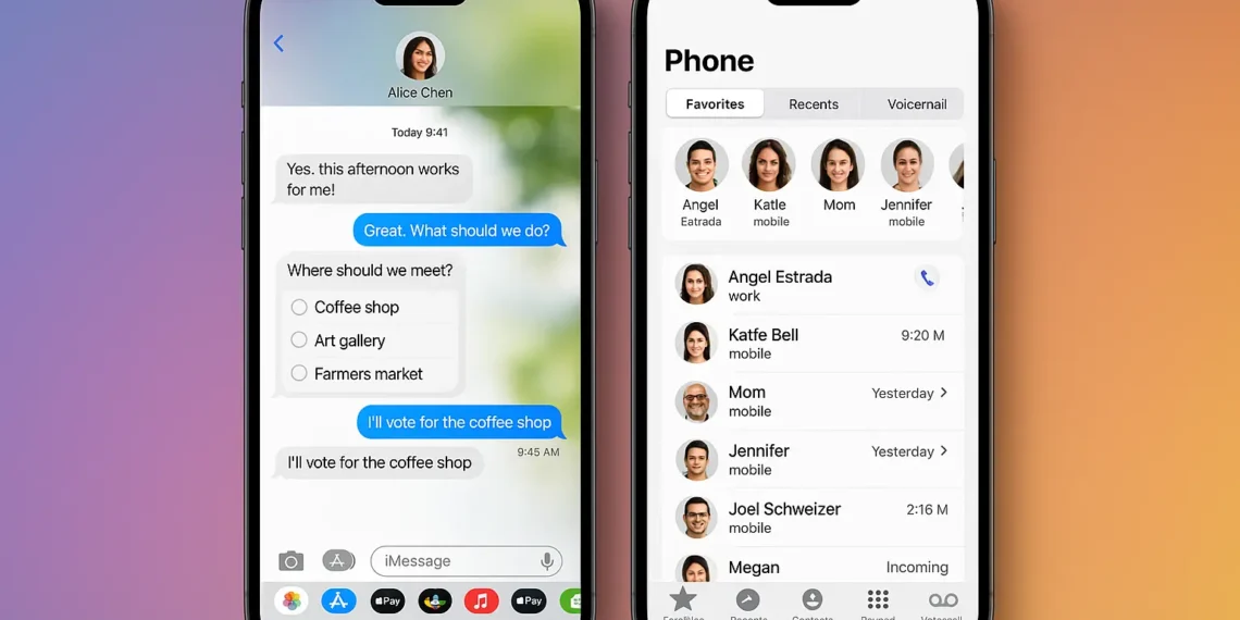 صورة افتراضية لتحديثات آبل في نظام iOS خلال مؤتمر المطورين السنوي WWDC 2025