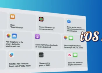 صورة توضح ترقيات Siri في iOS 26