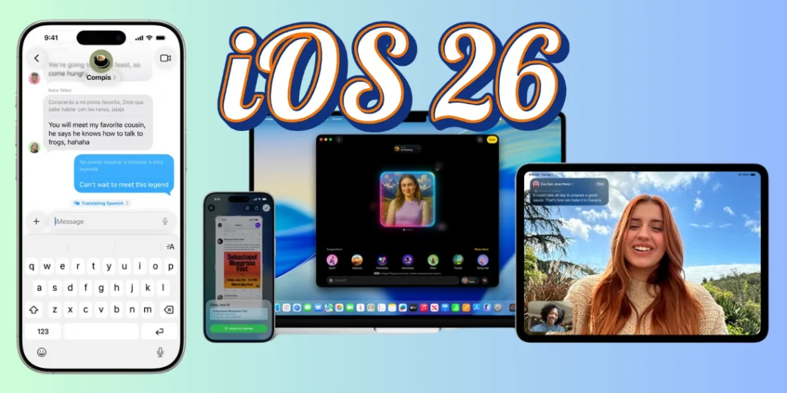 صورة توضح تحديث iOS 26 مع تأجيل Siri بالذكاء الاصطناعي