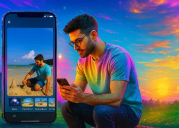 صورة توضح أداة ميتا لتحرير الفيديو Movie gen