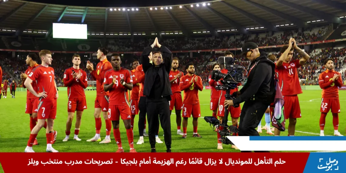 صورة توضح روح المودة والتقدير بين لاعبين منتخب ويلز والمشجعين